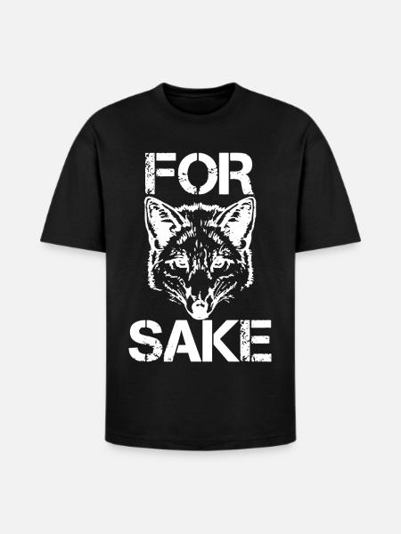 For Fox Sake - Heavyweight Unisex T-Shirt HAMMER by Gildan - black