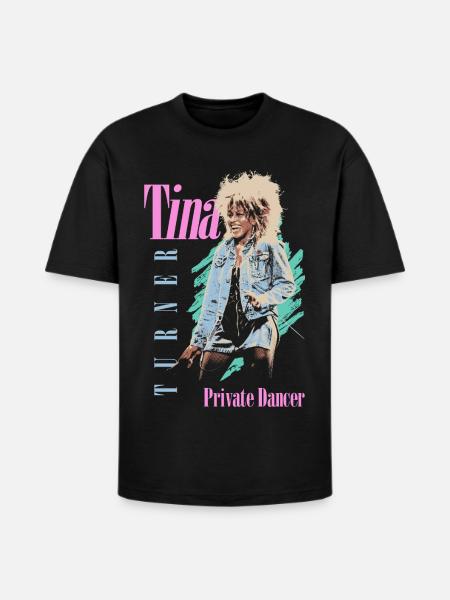 Tina Turner Private Dancer Design - Heavyweight Unisex T-Shirt HAMMER by Gildan - black
