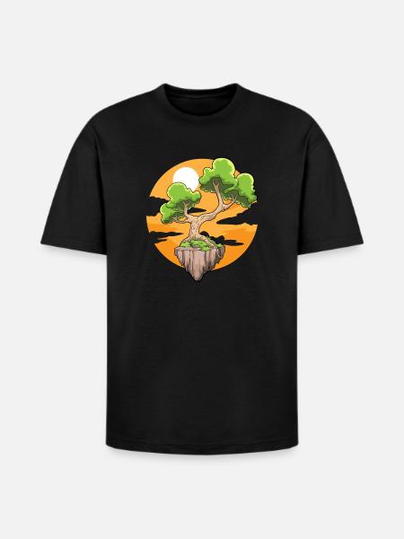 Bonsai - Heavyweight Unisex T-Shirt HAMMER by Gildan - black