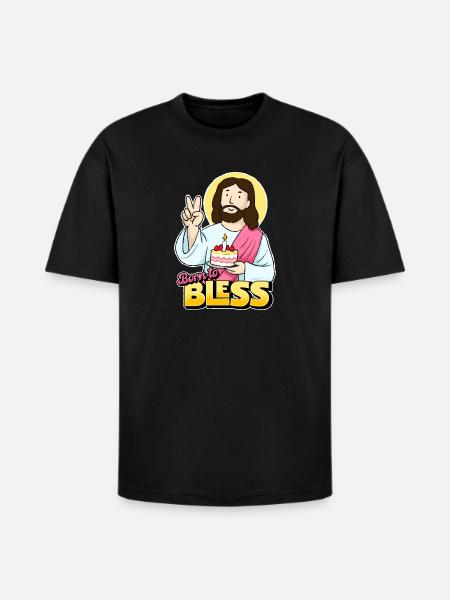 Born to Bless - Heavyweight Unisex T-Shirt HAMMER by Gildan - black