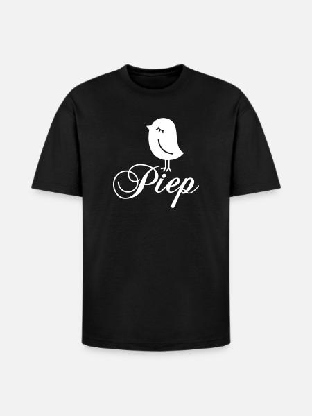 Sparrow “Piep” - Heavyweight Unisex T-Shirt HAMMER by Gildan - black