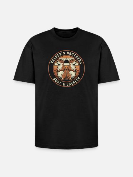Valder's Brothers: Dust & Loyalty - Heavyweight Unisex T-Shirt HAMMER by Gildan - black