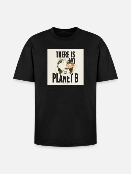 There Is No Planet B - Heavyweight Unisex T-Shirt HAMMER by Gildan - black