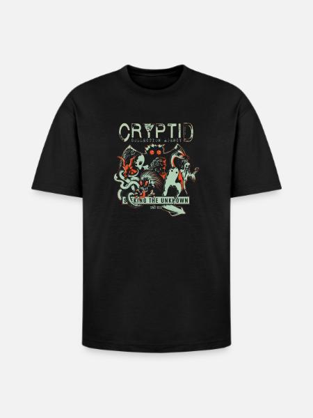 Cryptid Kin Palette Tee - Heavyweight Unisex T-Shirt HAMMER by Gildan - black