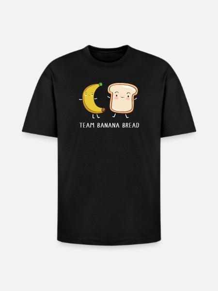 Bread Bakery Banana Bread - Heavyweight Unisex T-Shirt HAMMER by Gildan - black