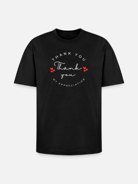 My_Appreciation - Heavyweight Unisex T-Shirt HAMMER by Gildan - black