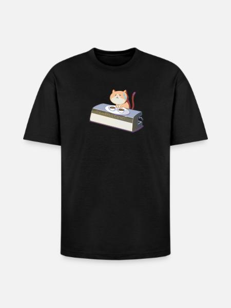 PanicMeow - Heavyweight Unisex T-Shirt HAMMER by Gildan - black