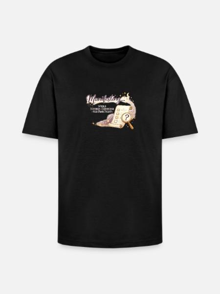 Manifesting Magic Checklist - Heavyweight Unisex T-Shirt HAMMER by Gildan - black