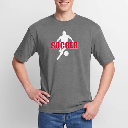 Power Kick Soccer - Heavyweight Unisex T-Shirt HAMMER by Gildan