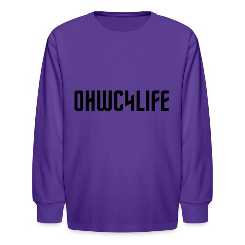 OHWC4LIFE NO-BG - Kids' Long Sleeve T-Shirt