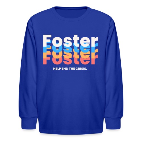 Foster | Stacked - Kids' Long Sleeve T-Shirt