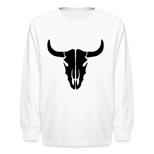 Longhorn skull - Kids' Long Sleeve T-Shirt