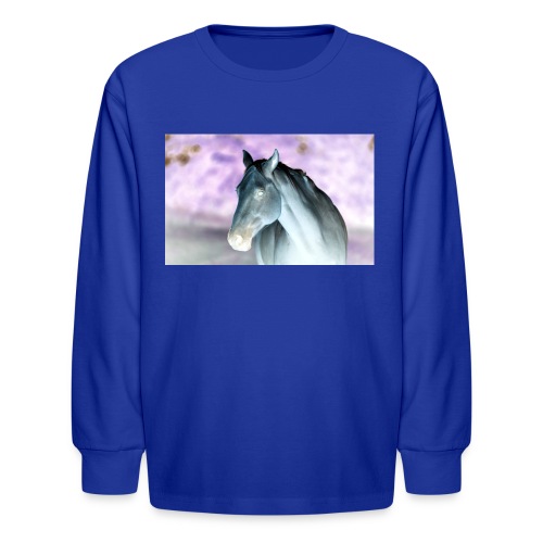 Just an inverted horse - Kids' Long Sleeve T-Shirt