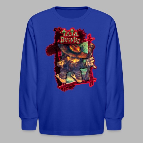GrisDismation's Tata Duende protects Belize - Kids' Long Sleeve T-Shirt