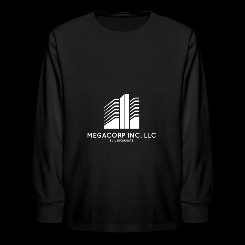 MEGACORP - GIANT EVUL CORPORATION - Kids' Long Sleeve T-Shirt