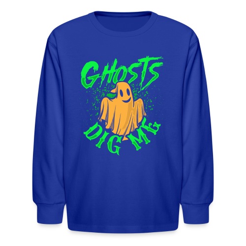 Ghosts Dig Me - Kids' Long Sleeve T-Shirt