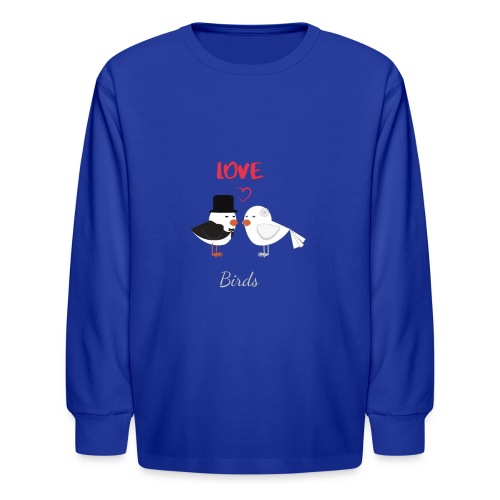 Love Birds - Kids' Long Sleeve T-Shirt