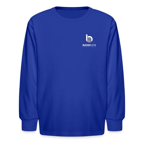 BHCC White Logo - Kids' Long Sleeve T-Shirt