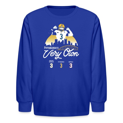 Pittsburgh's Very Own - DH3 - College - Kids' Long Sleeve T-Shirt