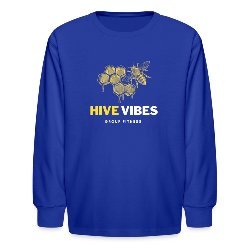 HIVE VIBES GROUP FITNESS - Kids' Long Sleeve T-Shirt