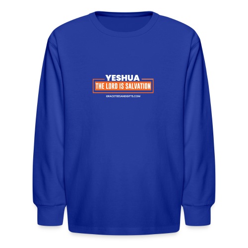 Yeshua Dark Collection - Kids' Long Sleeve T-Shirt