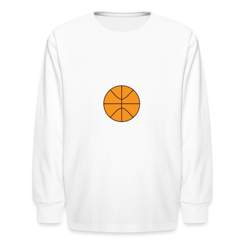 Plain basketball - Kids' Long Sleeve T-Shirt