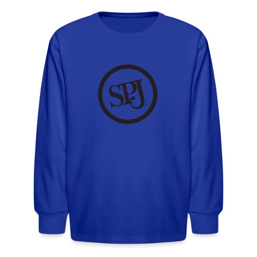 SPJ Black Logo - Kids' Long Sleeve T-Shirt