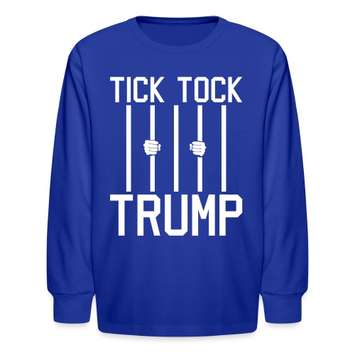 Tick Tock Trump - Kids' Long Sleeve T-Shirt