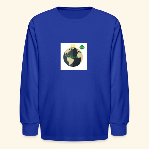 The Official Caleb Quarshie Logo - Kids' Long Sleeve T-Shirt