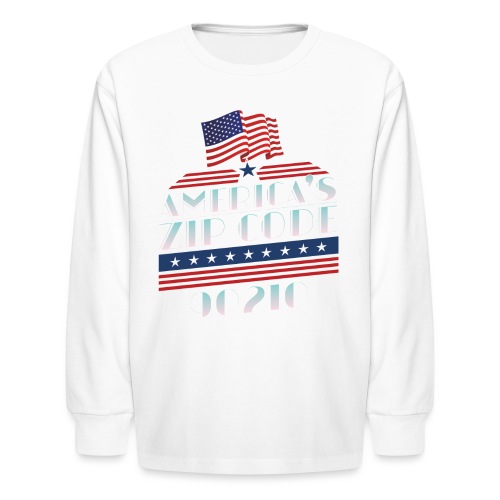 90210 Americas ZipCode Merchandise - Kids' Long Sleeve T-Shirt