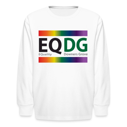 EQDG logo - Kids' Long Sleeve T-Shirt