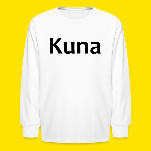 Kuna Logo regular - Kids' Long Sleeve T-Shirt