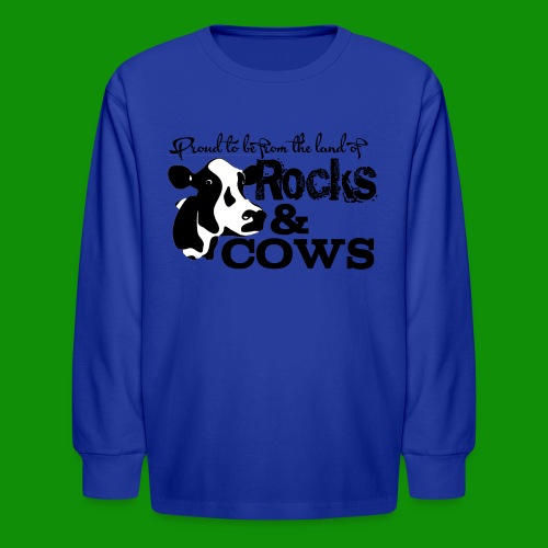 Rocks & Cows Proud - Kids' Long Sleeve T-Shirt