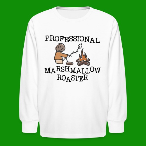 Professional Marshmallow Roaster - Kids' Long Sleeve T-Shirt