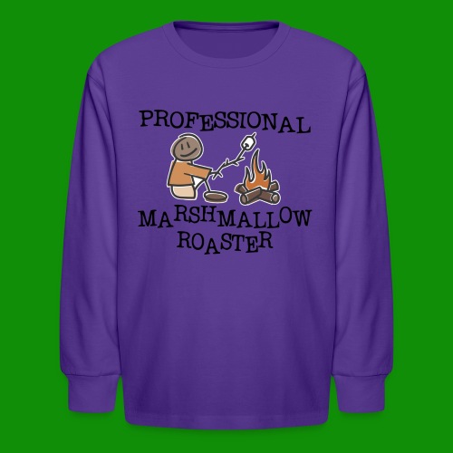 Professional Marshmallow Roaster - Kids' Long Sleeve T-Shirt