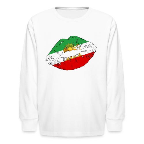 Persian lips - Kids' Long Sleeve T-Shirt