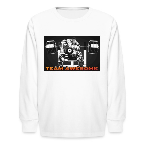 Team awesome - Kids' Long Sleeve T-Shirt