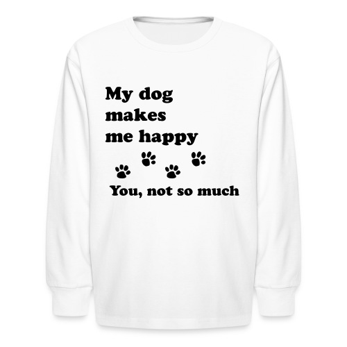 love dog 2 - Kids' Long Sleeve T-Shirt
