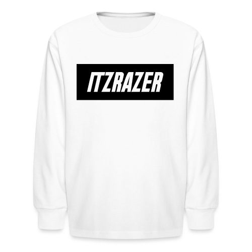 ITZRAZER LOGO - Kids' Long Sleeve T-Shirt