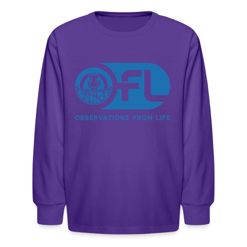Observations from Life Logo - Kids' Long Sleeve T-Shirt