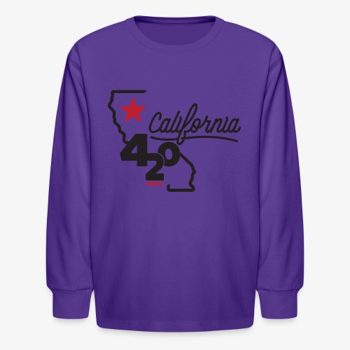 California 420 - Kids' Long Sleeve T-Shirt