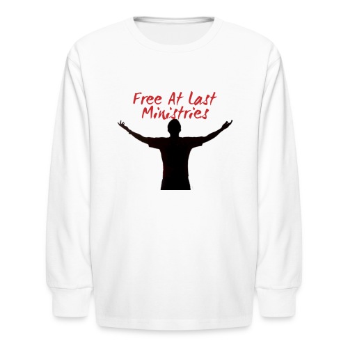 Free At Last Ministries Logo - Kids' Long Sleeve T-Shirt