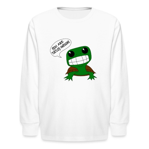 Turtle - Turtley Awesome - Kids' Long Sleeve T-Shirt