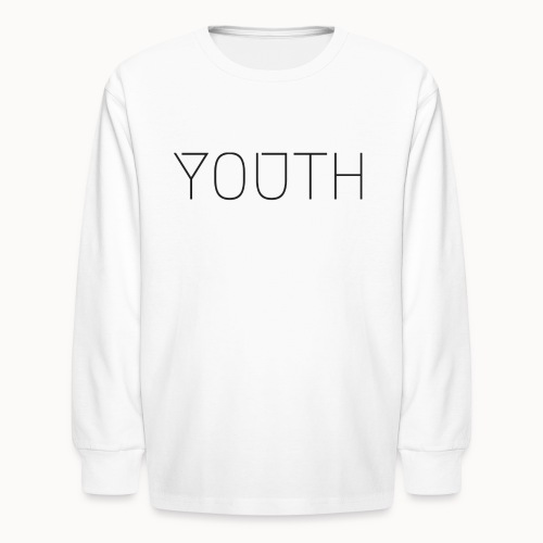 Youth Text - Kids' Long Sleeve T-Shirt