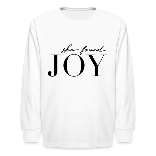 Choose Joy Coffee Mug - Kids' Long Sleeve T-Shirt