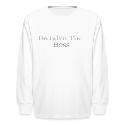 Brendyn The Boss - Kids' Long Sleeve T-Shirt
