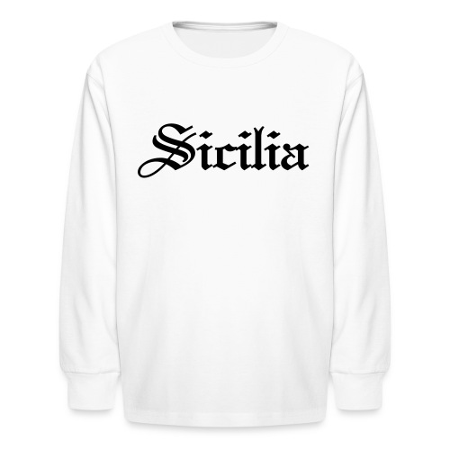Sicilia Gothic - Kids' Long Sleeve T-Shirt
