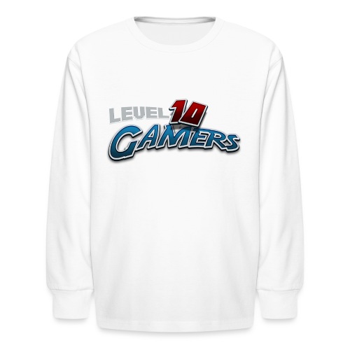 Level10Gamers Logo - Kids' Long Sleeve T-Shirt