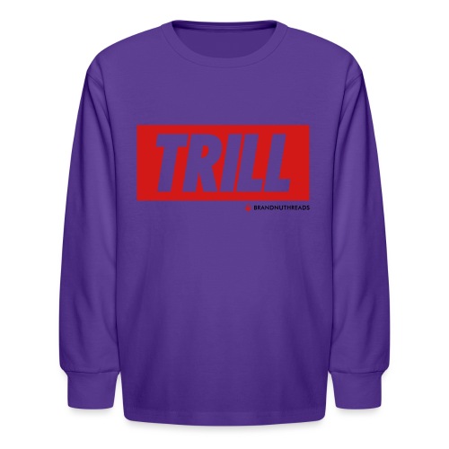 trill red iphone - Kids' Long Sleeve T-Shirt