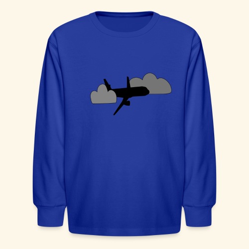 plane - Kids' Long Sleeve T-Shirt